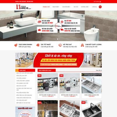 Theme wordpress bán thiết bị vệ sinh 01