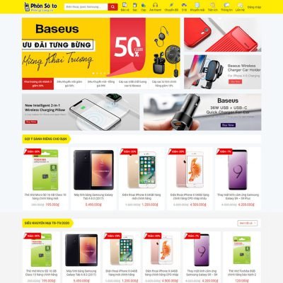 Theme wordpress bán phụ kiện điện thoại