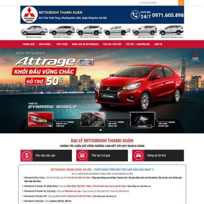 Theme wordpress bán xe