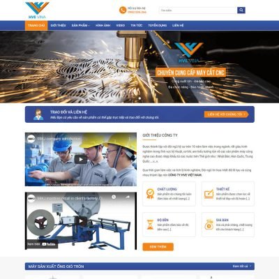 Theme wordpress cơ khí 01