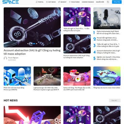 Theme wordpress tin tức tiền ảo