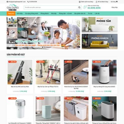 Theme wordpress bán đồ gia dụng