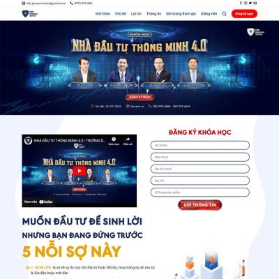 Theme wordpress bán khóa học 04