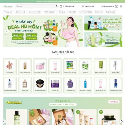 Theme wordpress mỹ phẩm 20