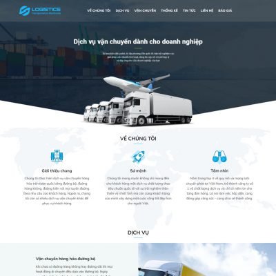 Theme wordpress dịch vụ vận chuyển - giao hàng 02
