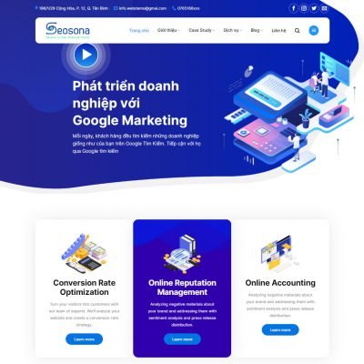 Theme wordpress dịch vụ agency 01