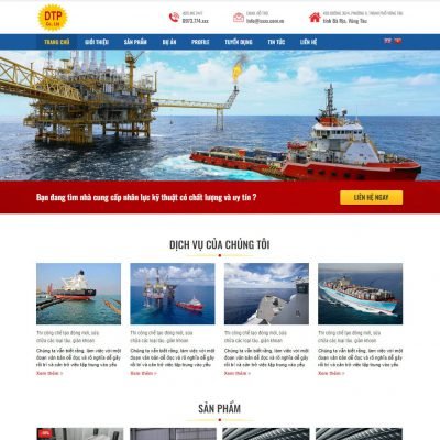 Theme wordpress giới thiệu công ty 02