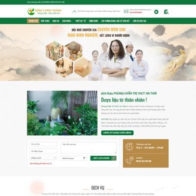 Theme wordpress cơ sở đông y , y học cổ truyền, thuốc dân tộc