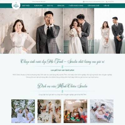Theme wordpress studio ảnh cưới 03